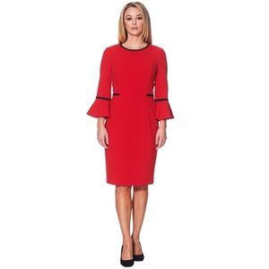 Bell Sleeve Sheath Dress